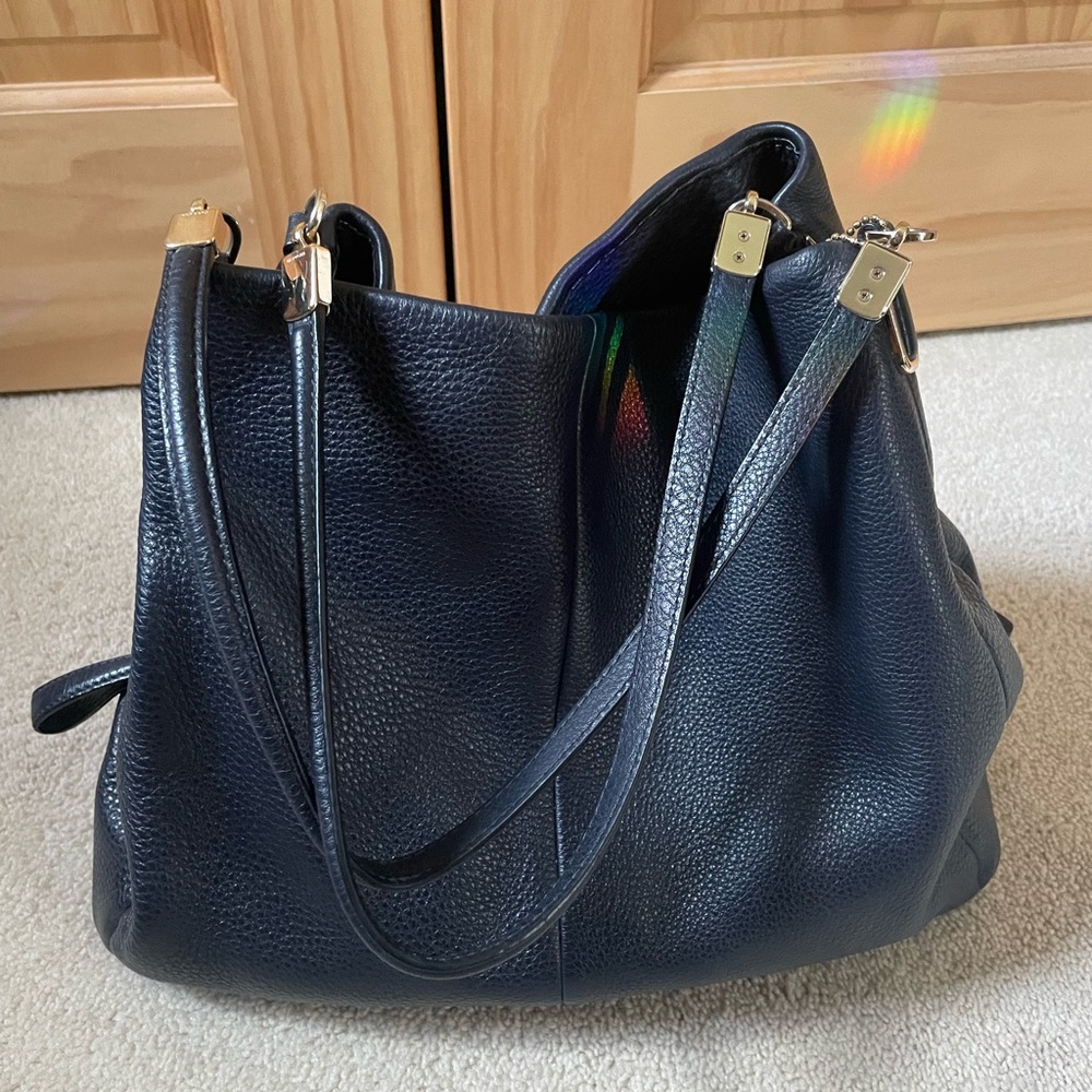Dark Blue Coach Bag